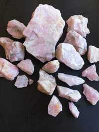 Pedra Quartzo Rosa Natural- Ornamento Mineral e Cura Espiritual