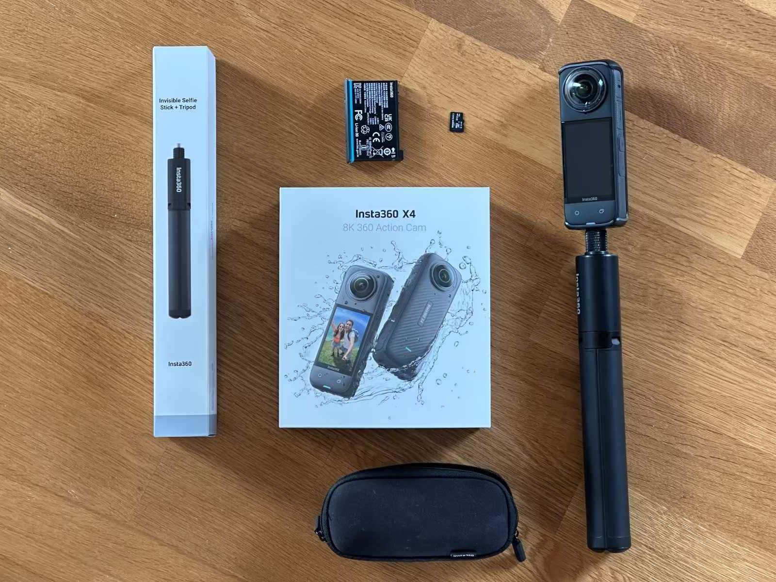 Insta360 X4 8K  z Statywem i 512GB Karta