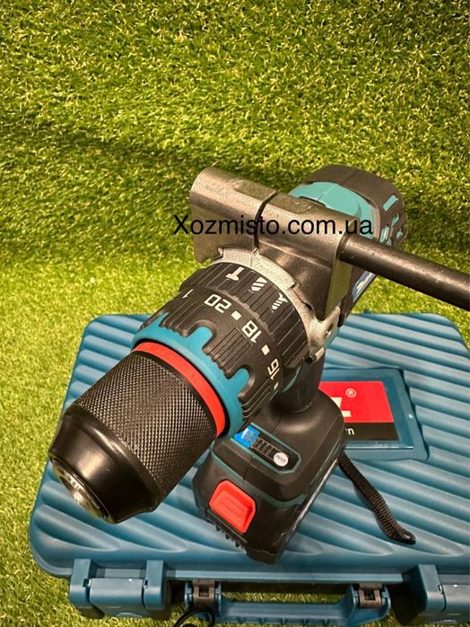 Акумуляторний дриль ударний шурупокрут MAKITA DHP486Z 48v, 185 Нм