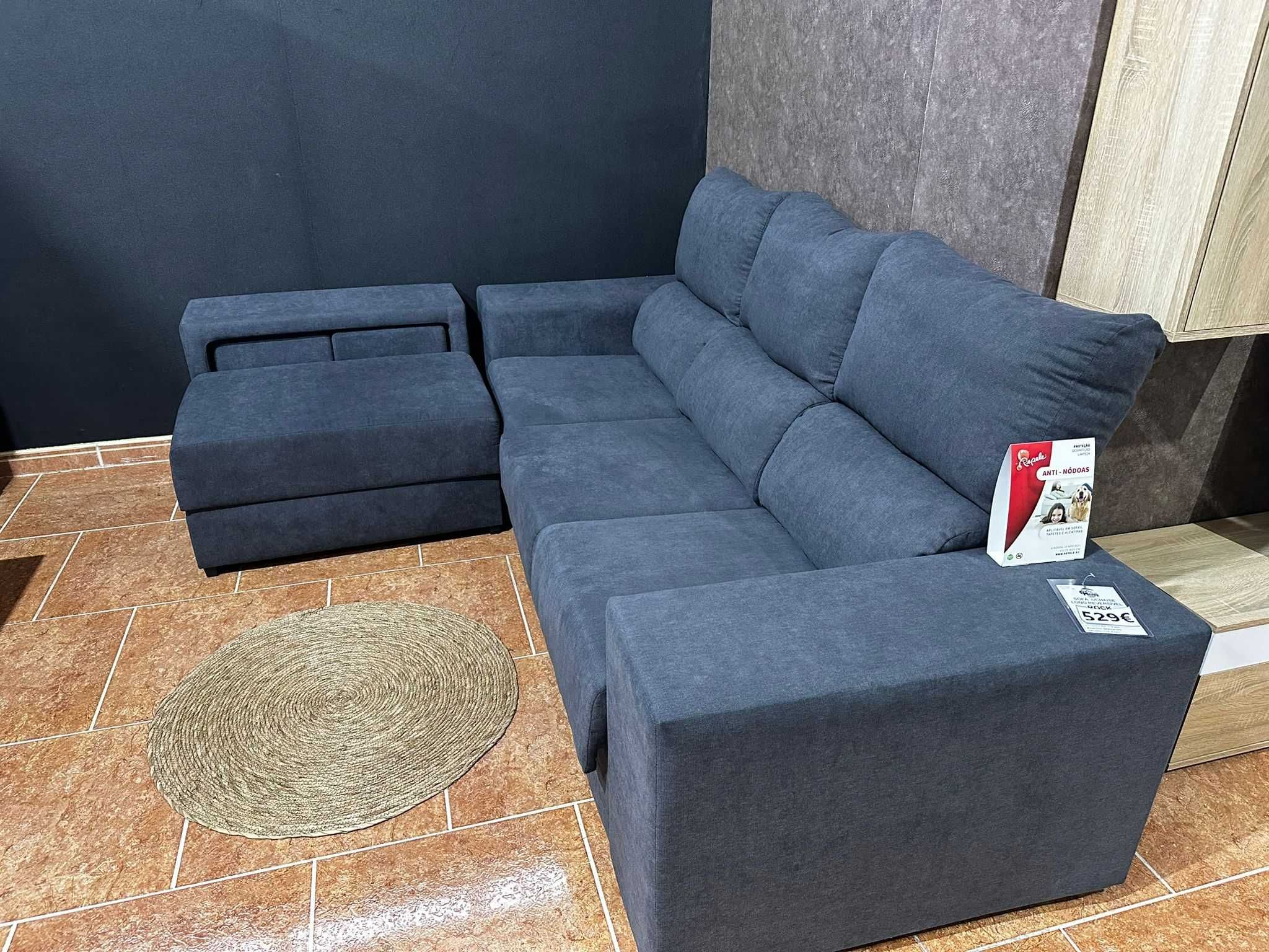 SOFÁ ROCK CHAISE REVERSÍVEL PROMOÇÃO IMPERDIVEL  449€  !!