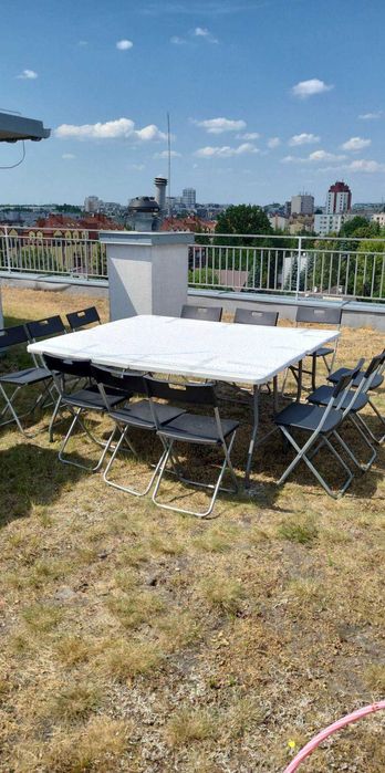 Wynajem stołu, krzeseł