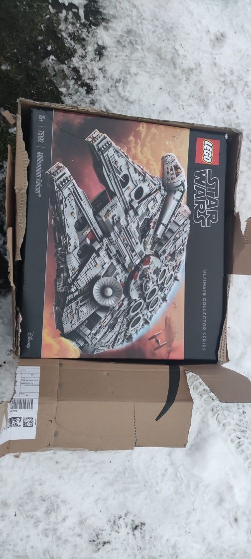 Pudełko po LEGO Star Wars 75192 Sokół Millennium lego gwiezdne wojny