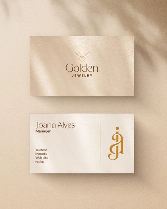 Cartões de visita, entidade visual para marcas, menus, etc.