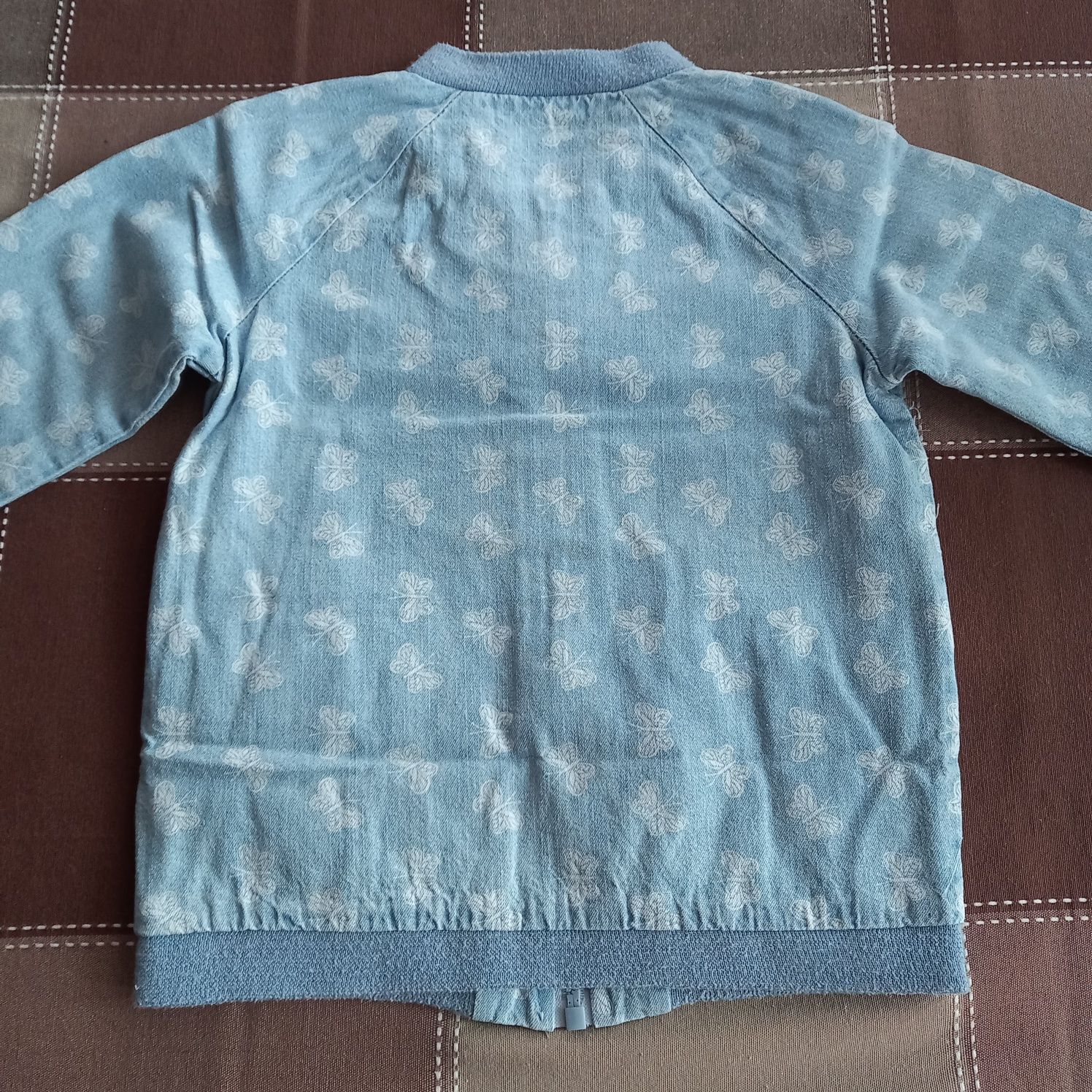Kurtka, kurteczka dziewczęca w motylki, rozmiar 98