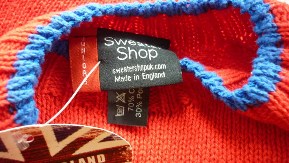 Nowy bawełniany sweter damski lub młodzieżowy r; S
