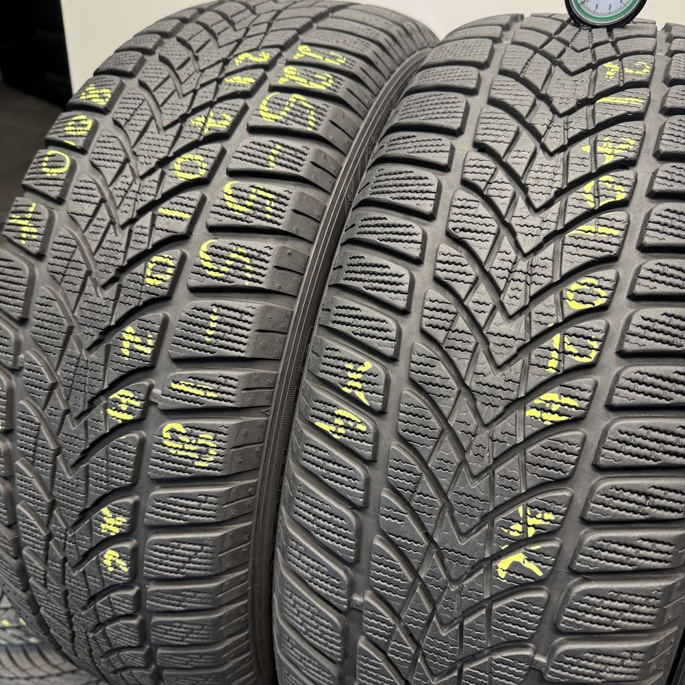 4x 225/55r18 Dunlop Winter Sport 4D 8mm