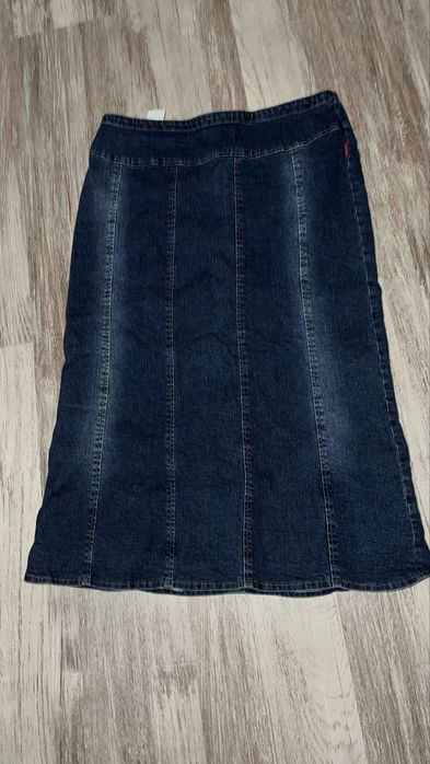 Jeansowa Spódnica damska lata 80 rozmiar xl 42