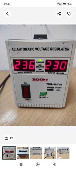 Стабілізатор напруги zoom 500w