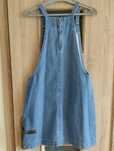 Dżinsowa sukienka ogrodniczka na ramiączkach Denim L 12 jeansowa zamek