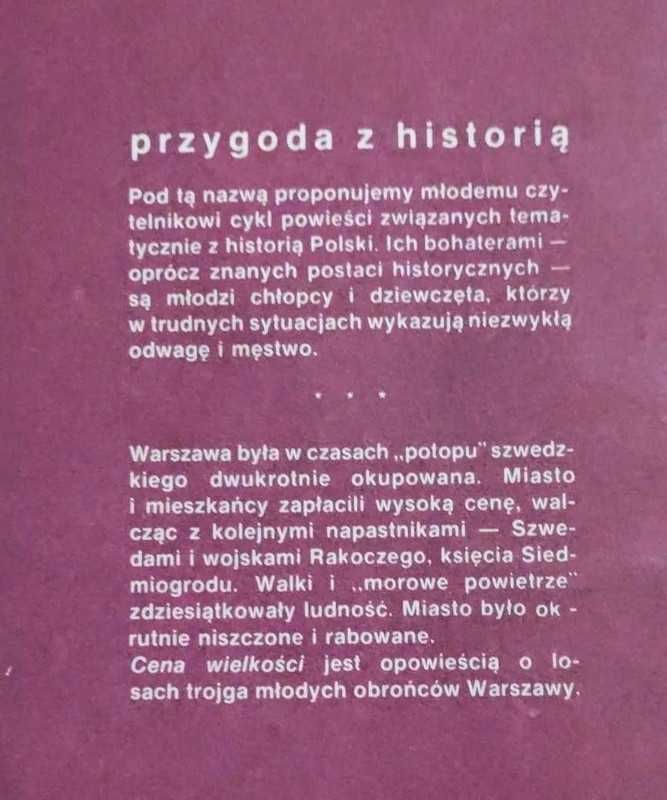 Przygoda z historią - Cena wielkości