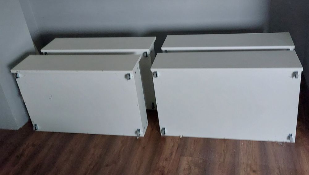 Szuflady Pojemniki  MALM Ikea na Kółkach 4 sztuki Nowe