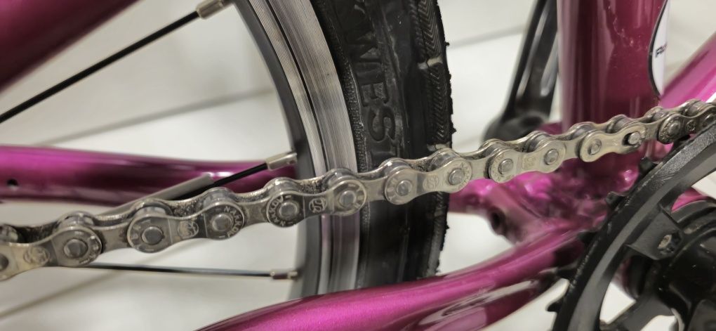 Kubikes Lekki Rower Dla Dzieci 16" L MTB fioletowy