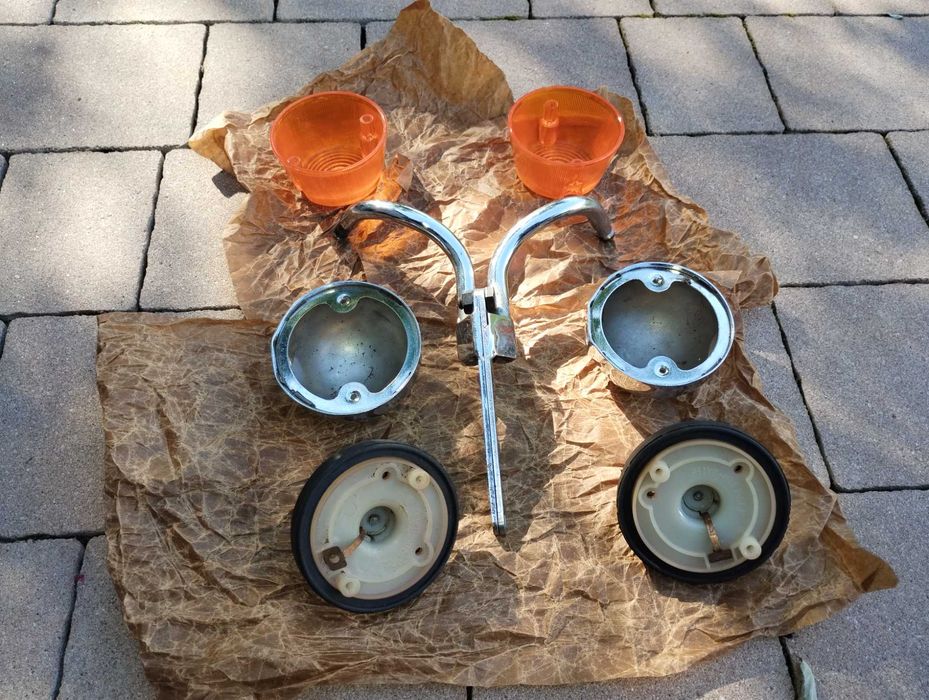 Wsk dudek kierunkowskazy sport chrom bańki