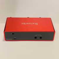 FOCUSRITE Scarlett 2i2 3gen Interfejs Audio USB czerwony