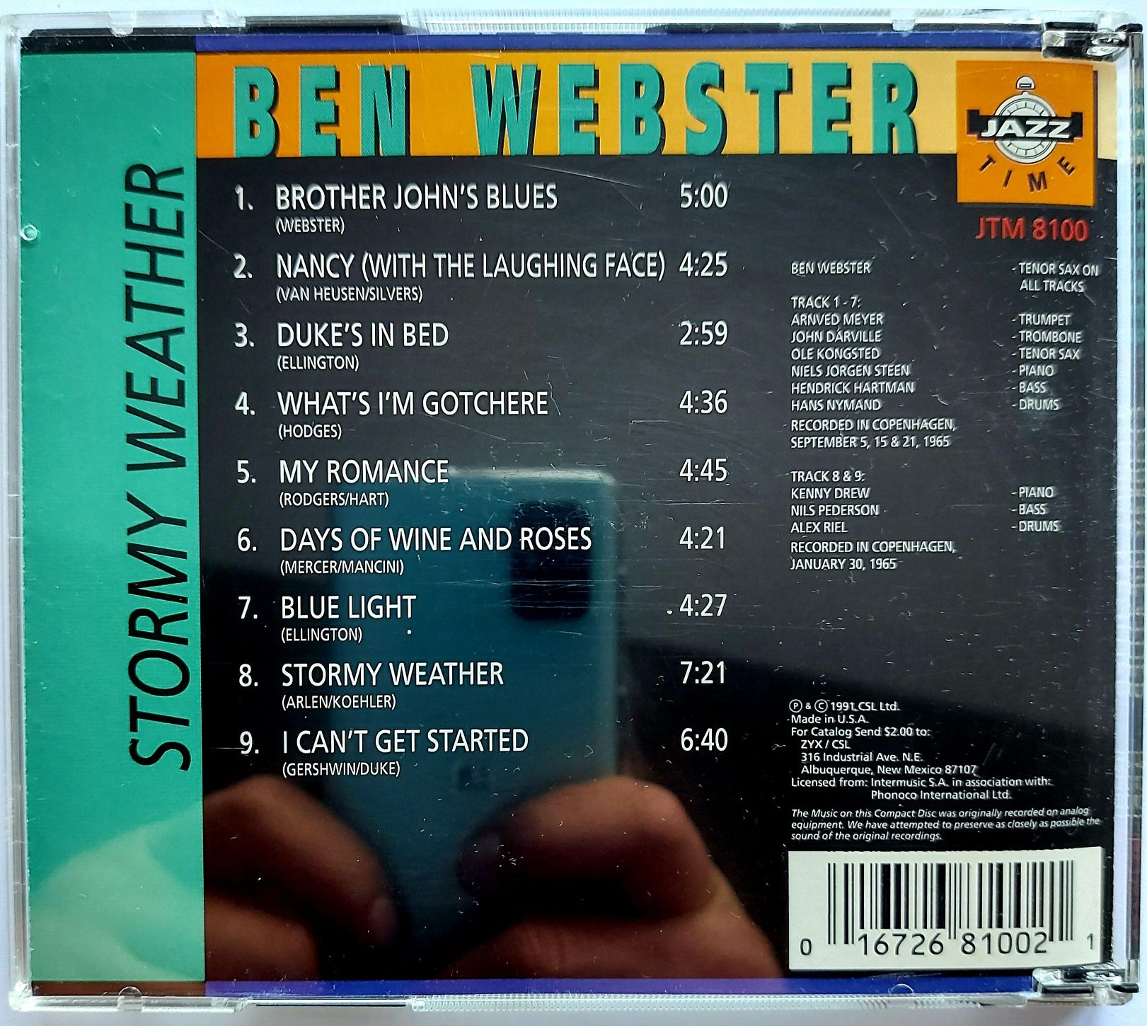 Ben Western Stormy Weather 1991r