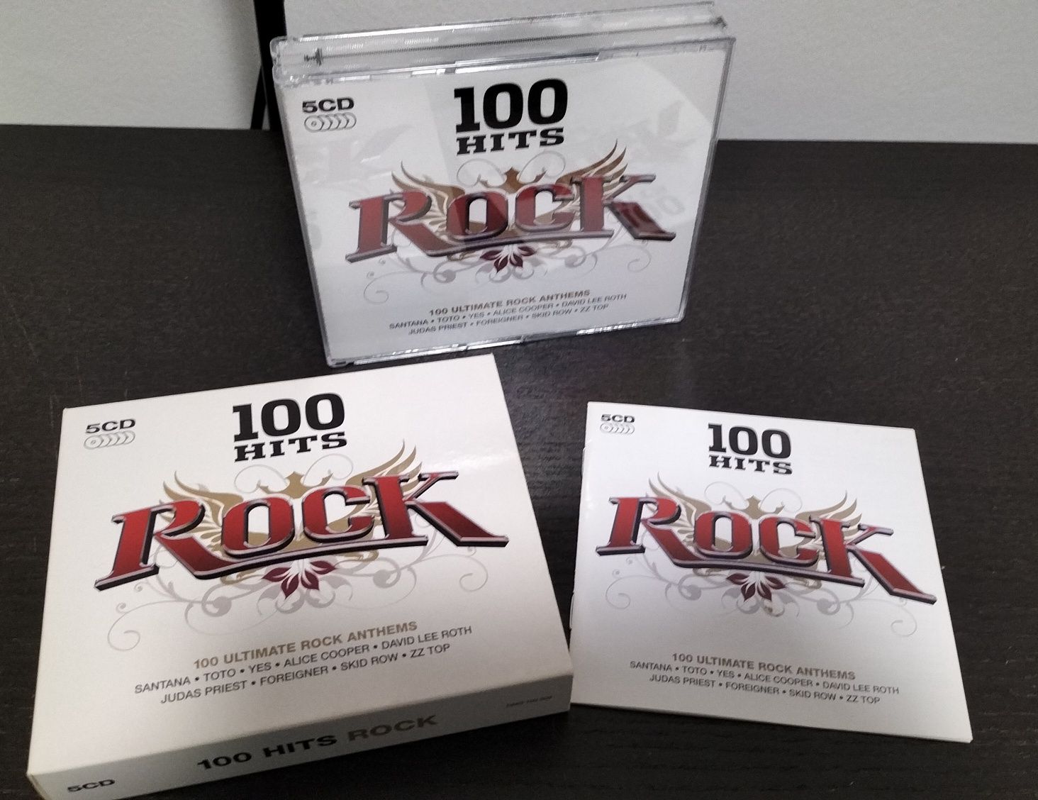 Box 5 cd. Rock heavy Metal. Hard Rock. Caixa