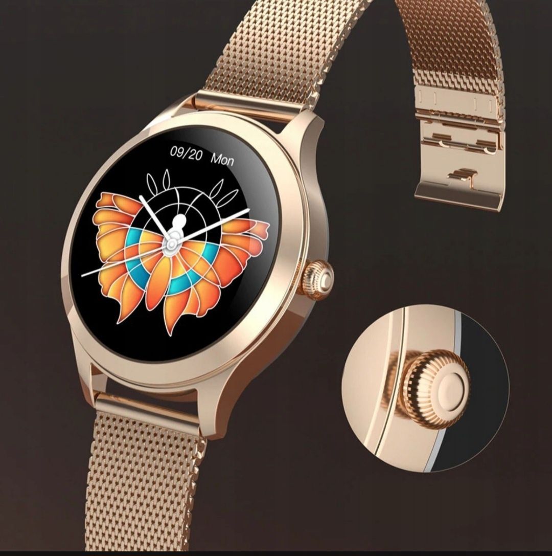 Smartwatch złoty