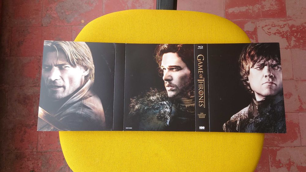 Guerra do Tronos em Blu-Ray : Edição de Coleccionador T1 T2 T3