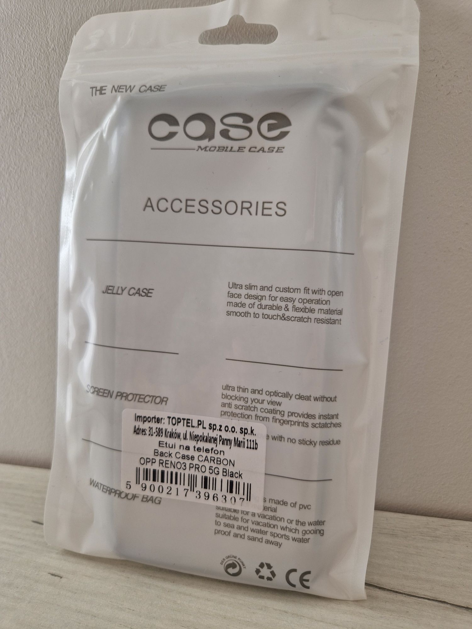 Back Case CARBON do OPPO RENO3 PRO 5G Czarny