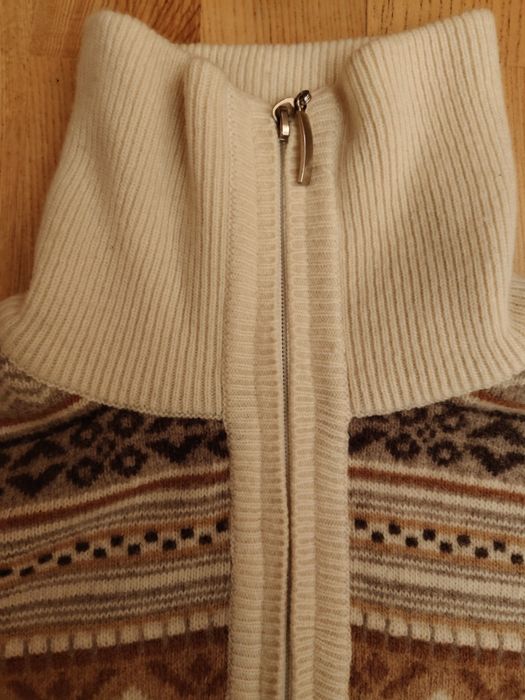 Sweter z wełny owczej XL