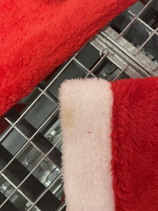 Strój/przebranie z pluszu Święty Mikołaj/Gwiazdor/Dziadek Mróz