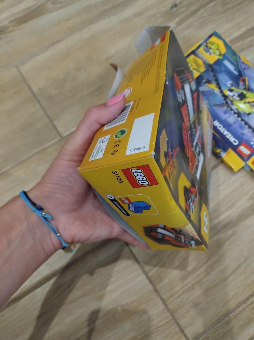 LEGO creator puste pudelka plus instrukcje