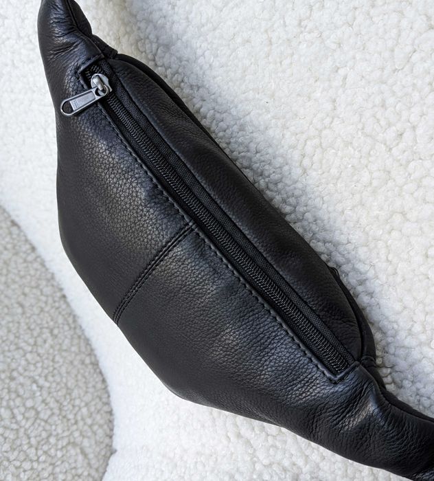 Кожаная сумка-бананка Hill Burry 3108 Германия. Шкіряна сумка.