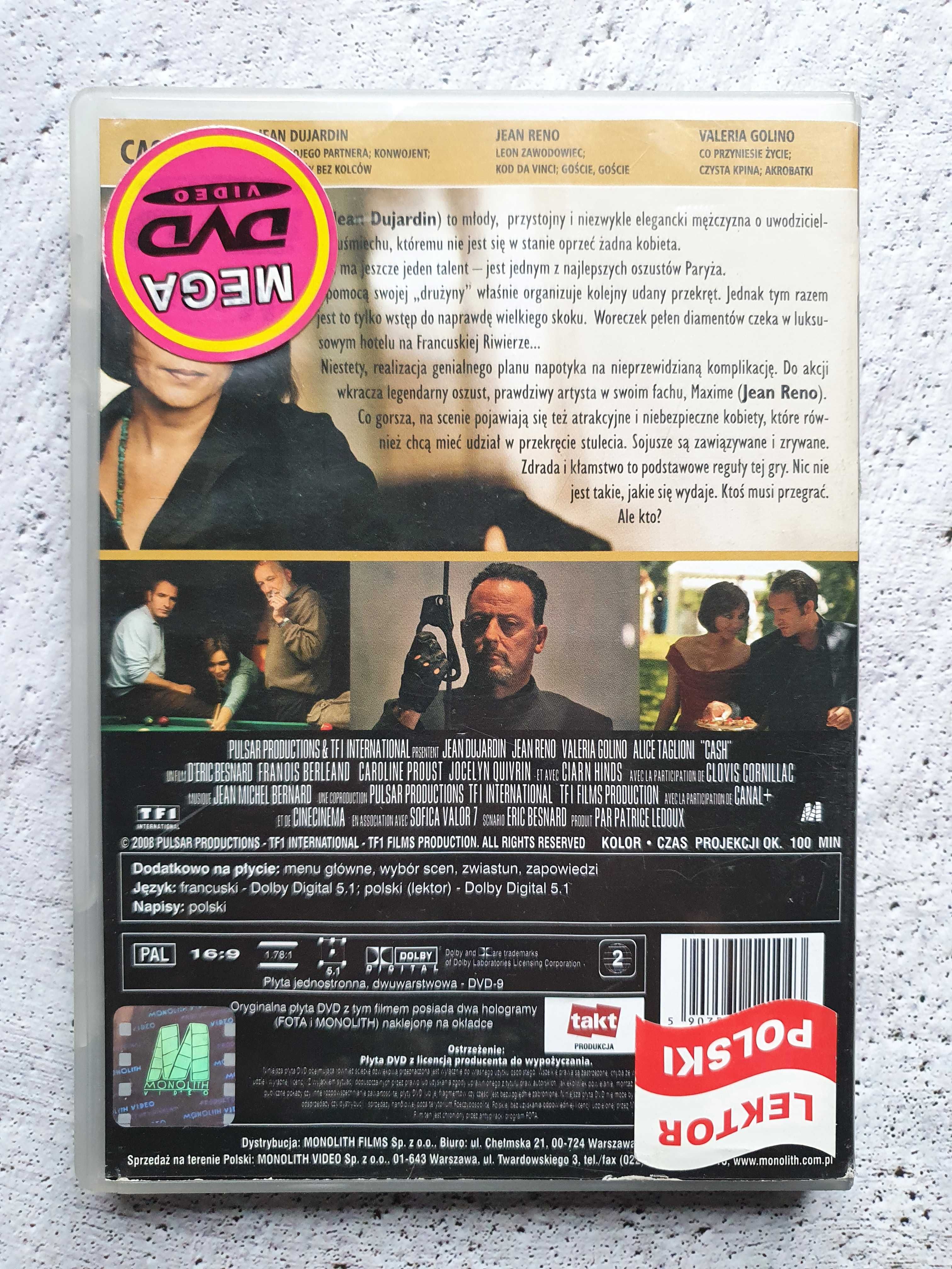 Cash Pojedynek Oszustów - Film DVD - Jean Reno