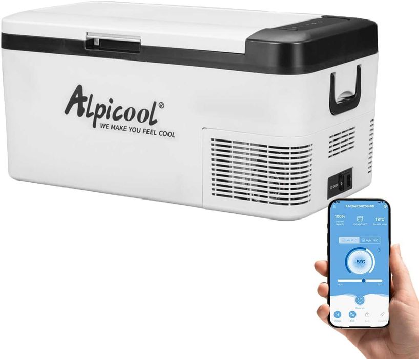 Lodówka i zamrażarka Alpicool K18 18L – kompresorowa, turystyczna