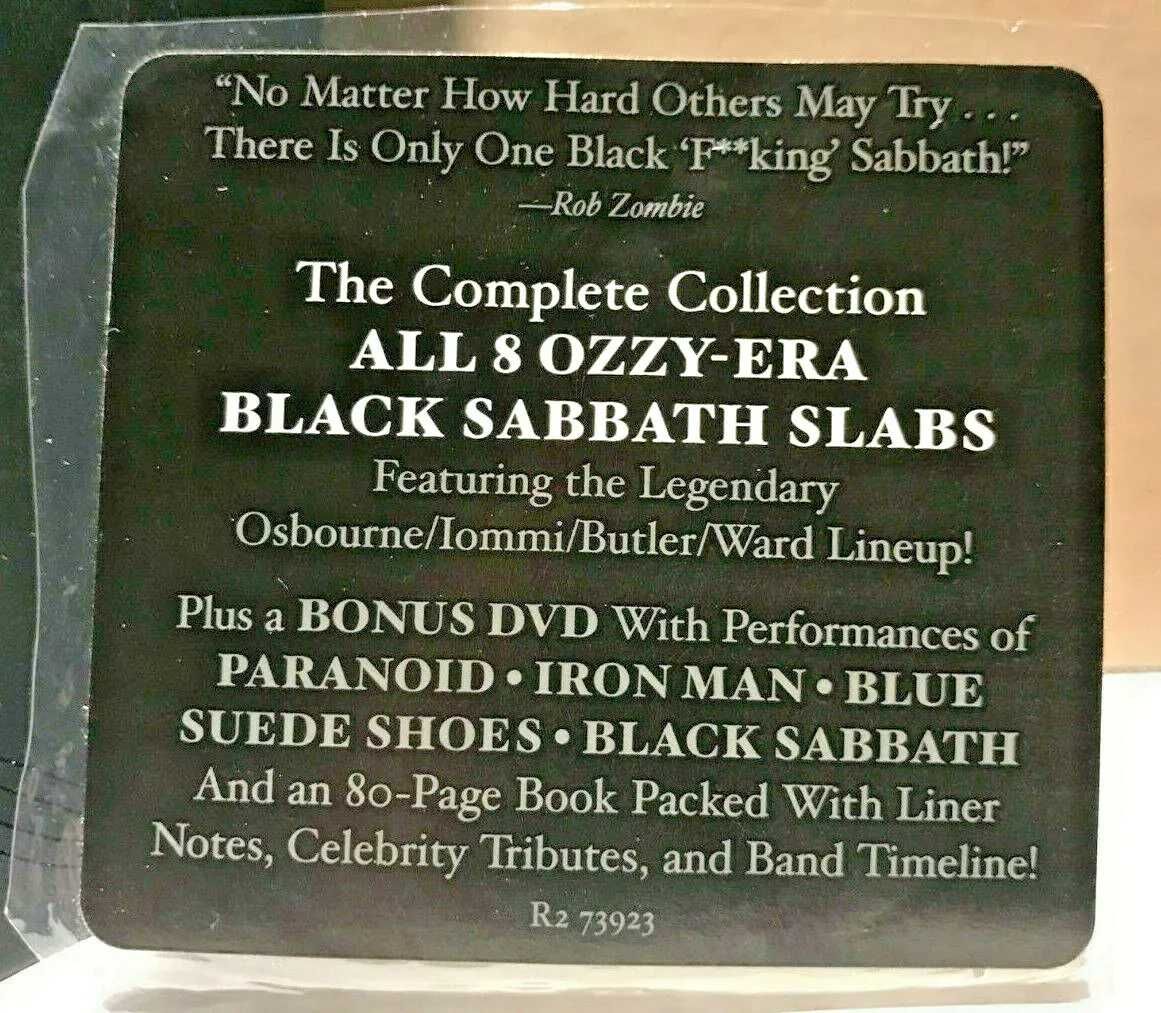 BLACK SABBATH ! Collection BLACK BOX-Rare-Like new ! Ozzy Osbourne !