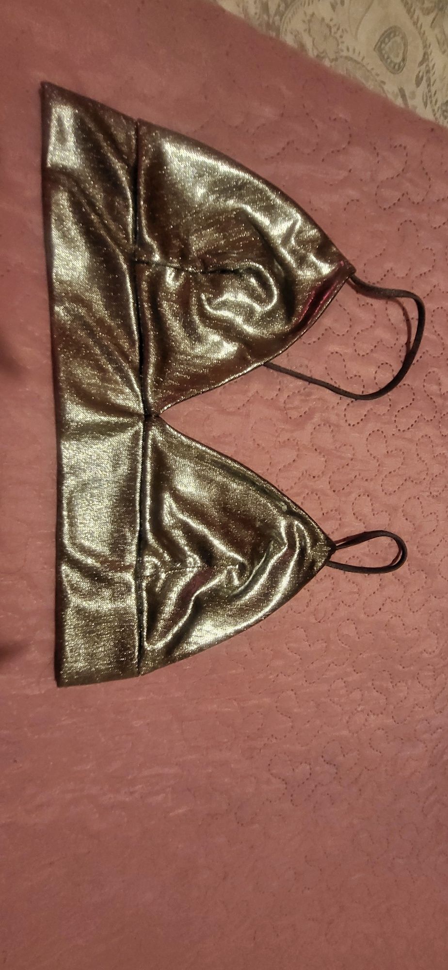 Crop top prateado