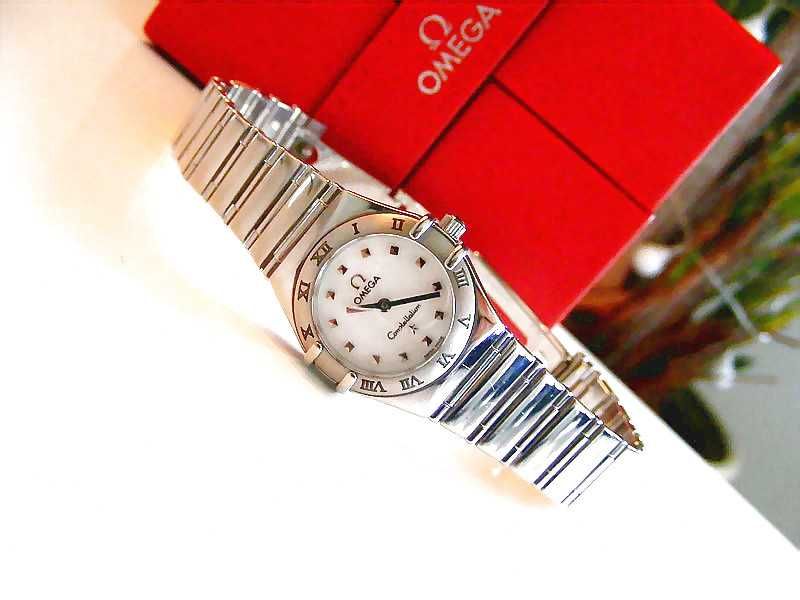 Zegarek damski Omega Constellation My Choice (jak nowy, masa perłowa)