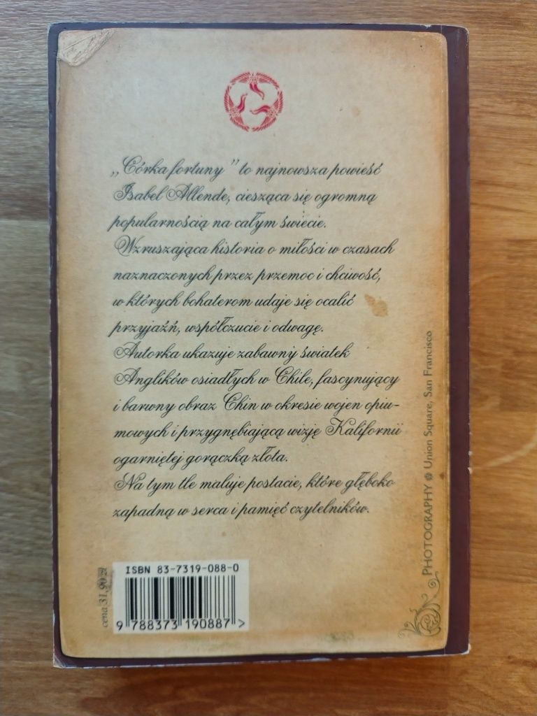Isabel Allende "Córka fortuny"