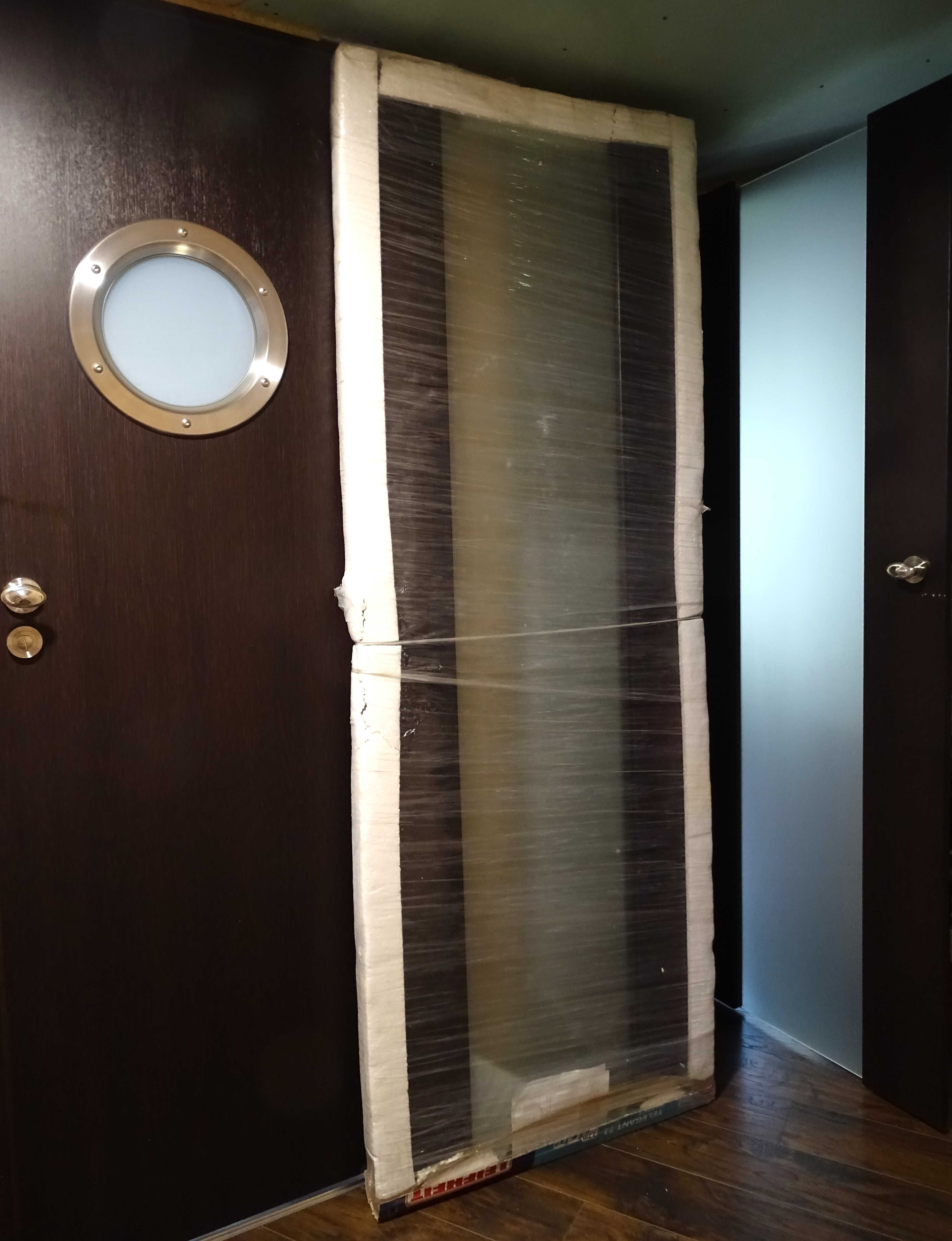 Drzwi wewnętrzne DRE Vetro A1 decormat, DRE CELL wenge + ościeżnica