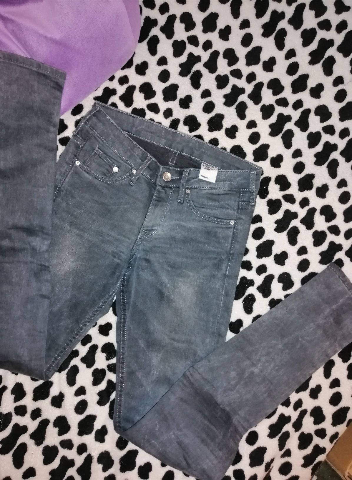 H&M _ spodnie skinny dżinsy rurki zwężane jeansy Rozm.25/32 _Xs _NOWE!