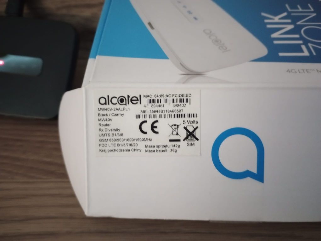 Router Mobilny LTE MW40V