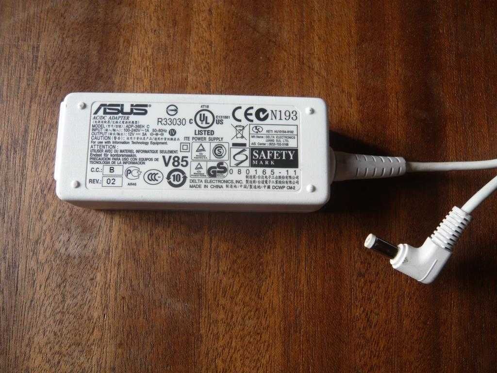 Carregador Asus ADP-36EH original (12V, 3A)