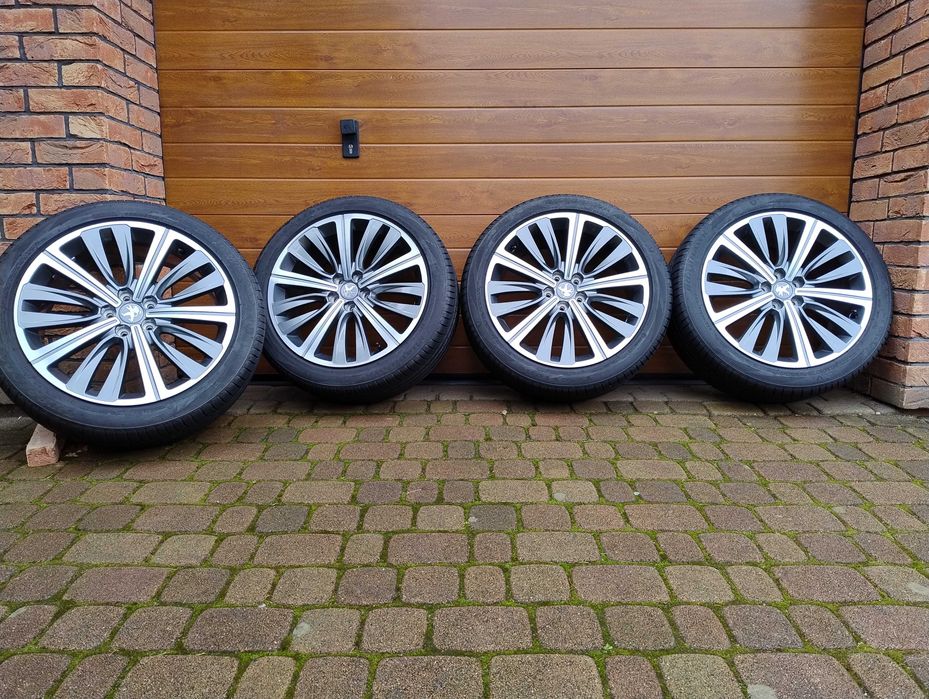 Koła Alufelgi PEUGEOT 19" 508 308  GT Line 3008 lub 5008 >Super Opony