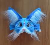 Maska therian (ocean/mermaid cat)