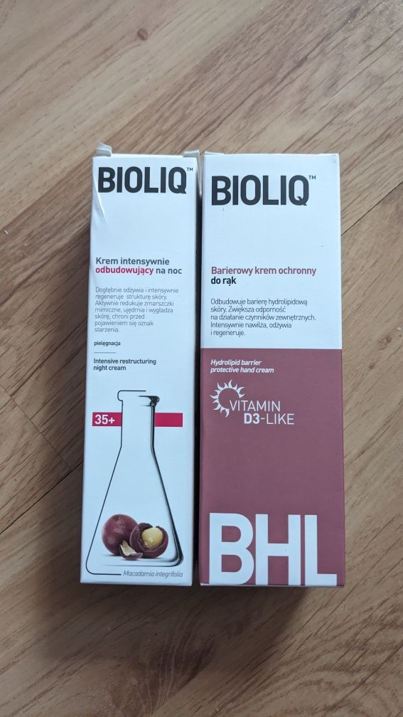 Bioloq krem intensywnie odbudowujący+krem do rąk