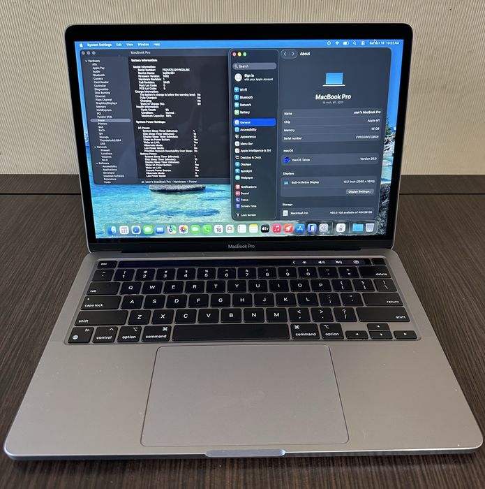 MacBook Pro 13" M1 16/512Gb АКБ:98%