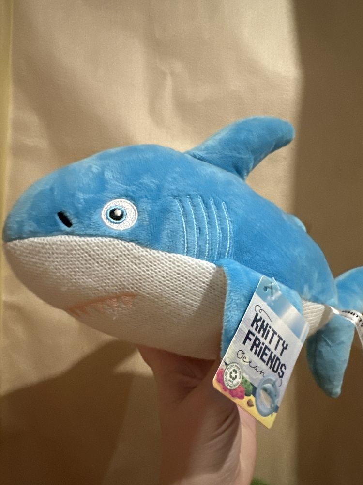 Акула мʼяка іграшка
