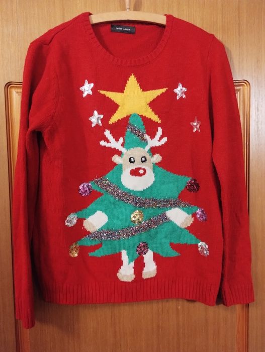 Светр новорічний розмір 12 (М)