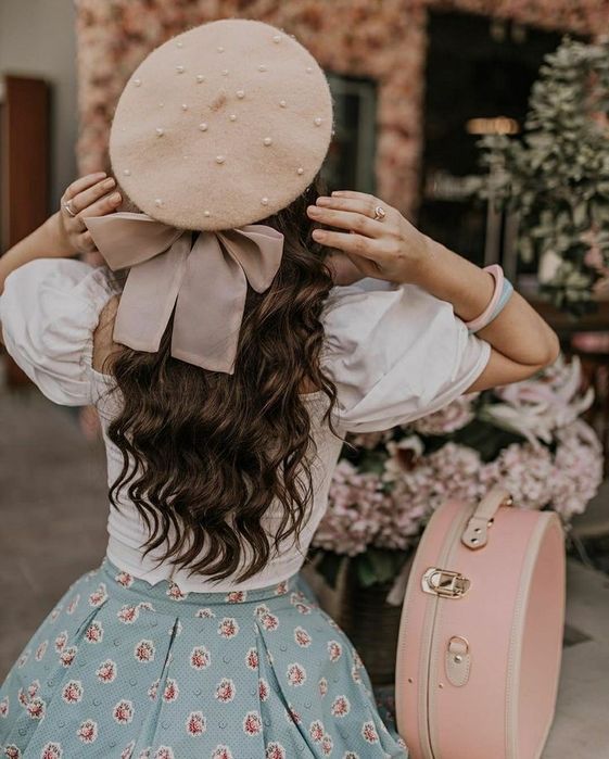 Берет бежевий із намистинками & шарфик ШЕРСТЬ