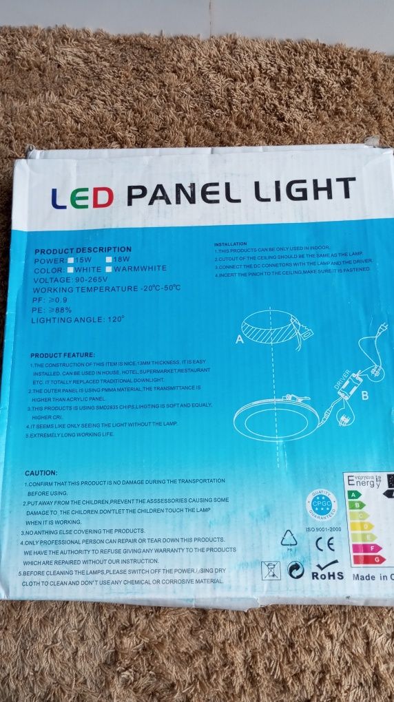 Panel LED sufitowy