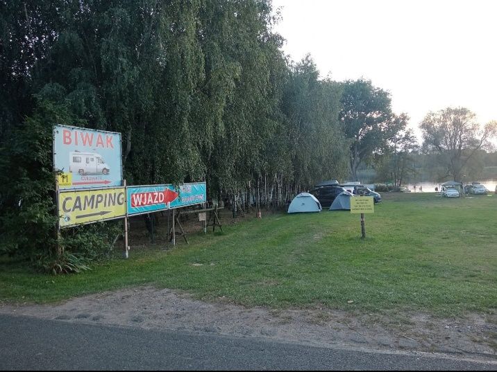 Pole namiotowe, kemping, camping Jezioro Lednickie Poznań, Gniezno.