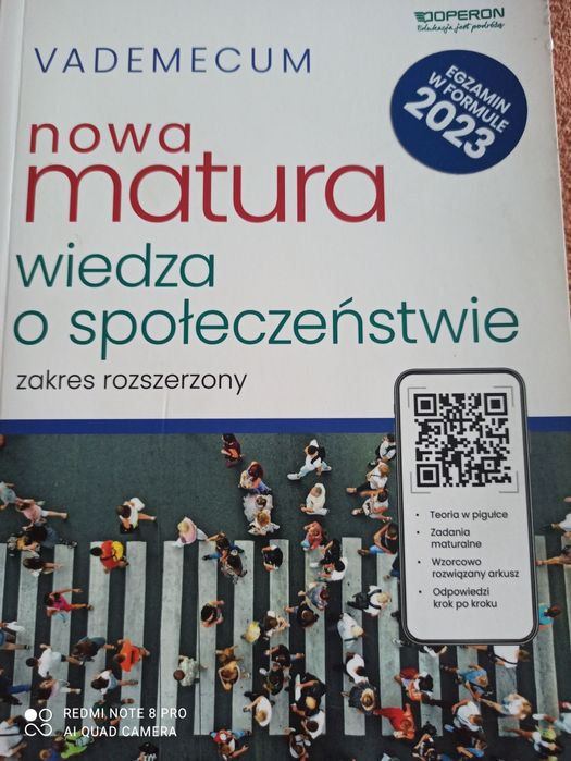 Vademecum Nowa matura wiedzą o społeczeństwie Operon zakres rozszerzon