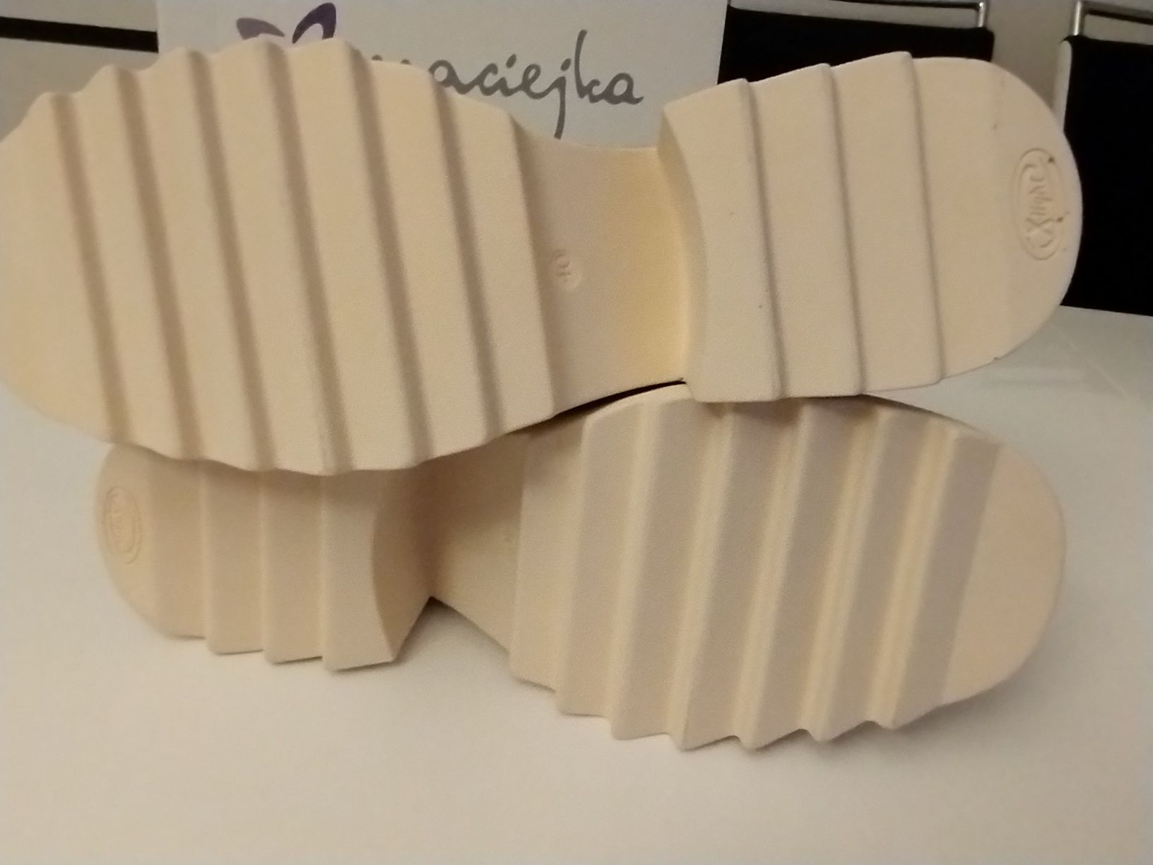 Skórzane botki na platformie # Maciejka