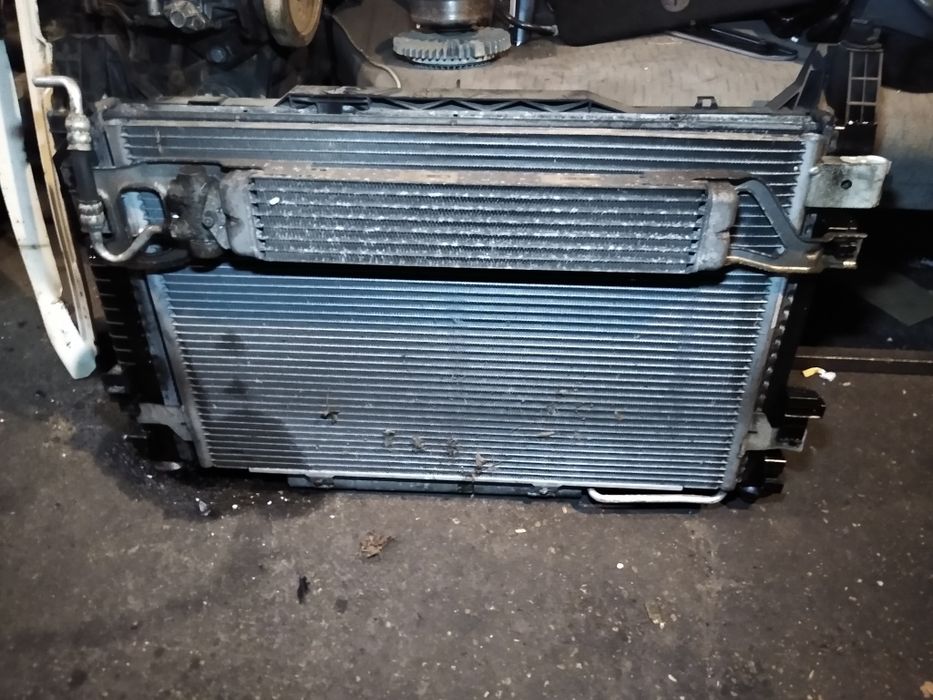 Chłodnica wody klimy wentylator Mercedes B-klasa w245 oryg 2.0cdi kpl