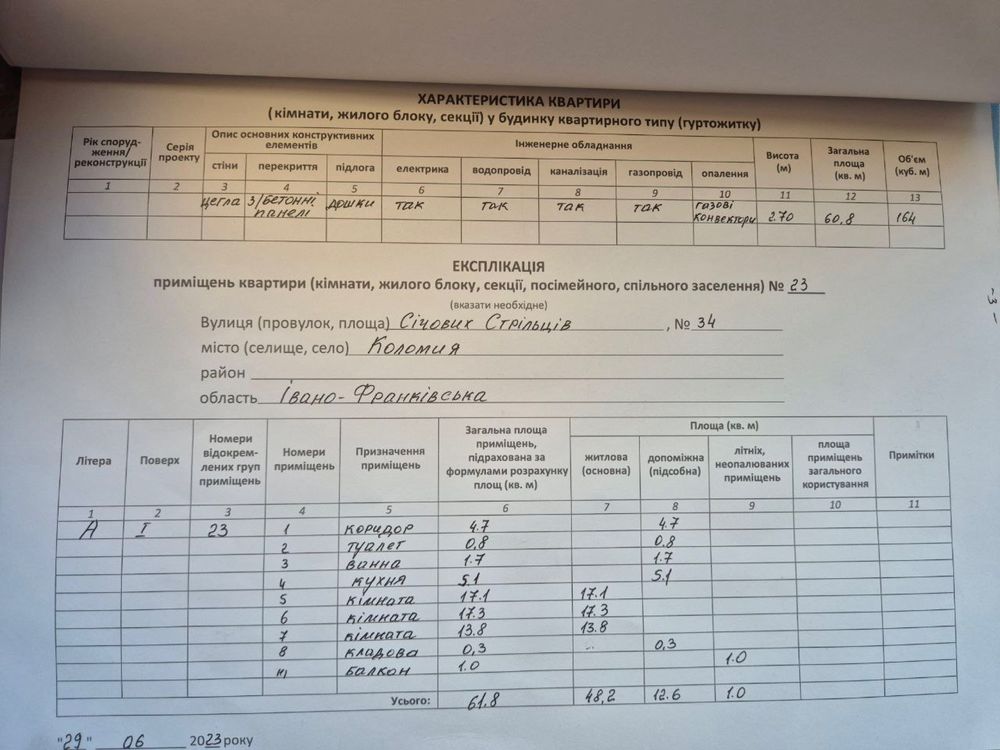 Трьох кімнатна Квартира комерція приміщення 3 офіс
